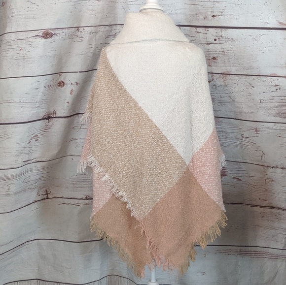 ❤️Mixit Toggle Poncho Cape Vintage Y2K Soft and Warm - Picture 2 of 4